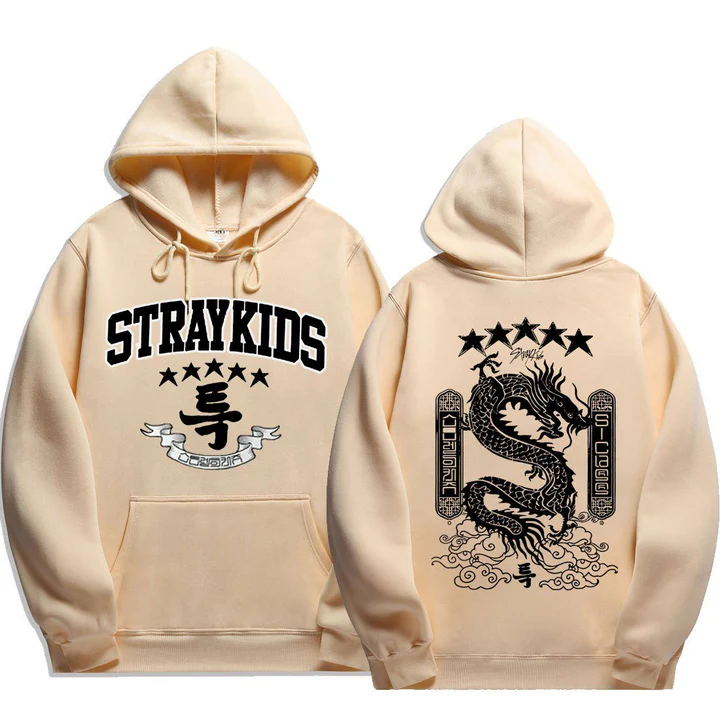 Stray Kids Hoodies – Golden Dragon Streetwear Edition 2 - Stray Kids Store Stray Kids Hoodies – Golden Dragon Streetwear Edition - Image 2