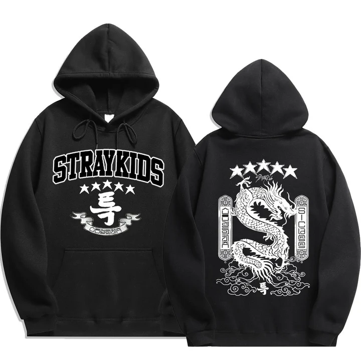 Stray Kids Hoodies – Golden Dragon Streetwear Edition