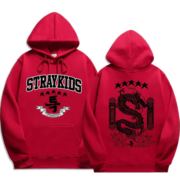 Stray Kids Hoodies – Golden Dragon Streetwear Edition 3 - Stray Kids Store Stray Kids Hoodies – Golden Dragon Streetwear Edition - Image 3