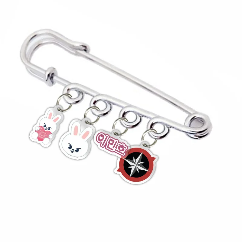The New SKZoo Stray Kids Pendant Star Cartoon Acrylic Keychain