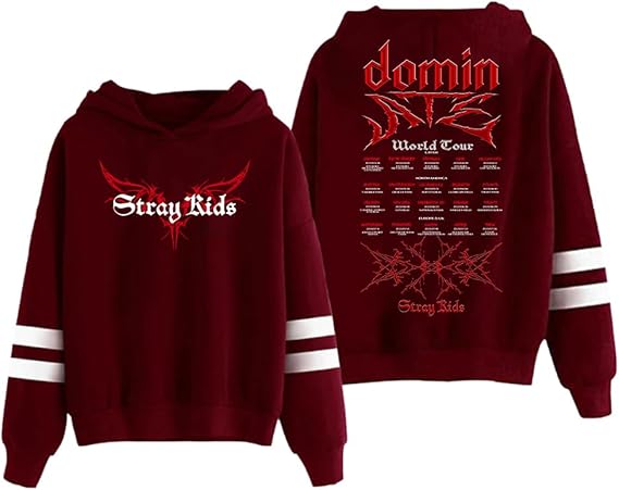 Stray Kids Dominate Tour 3D Pocketless Hoodie