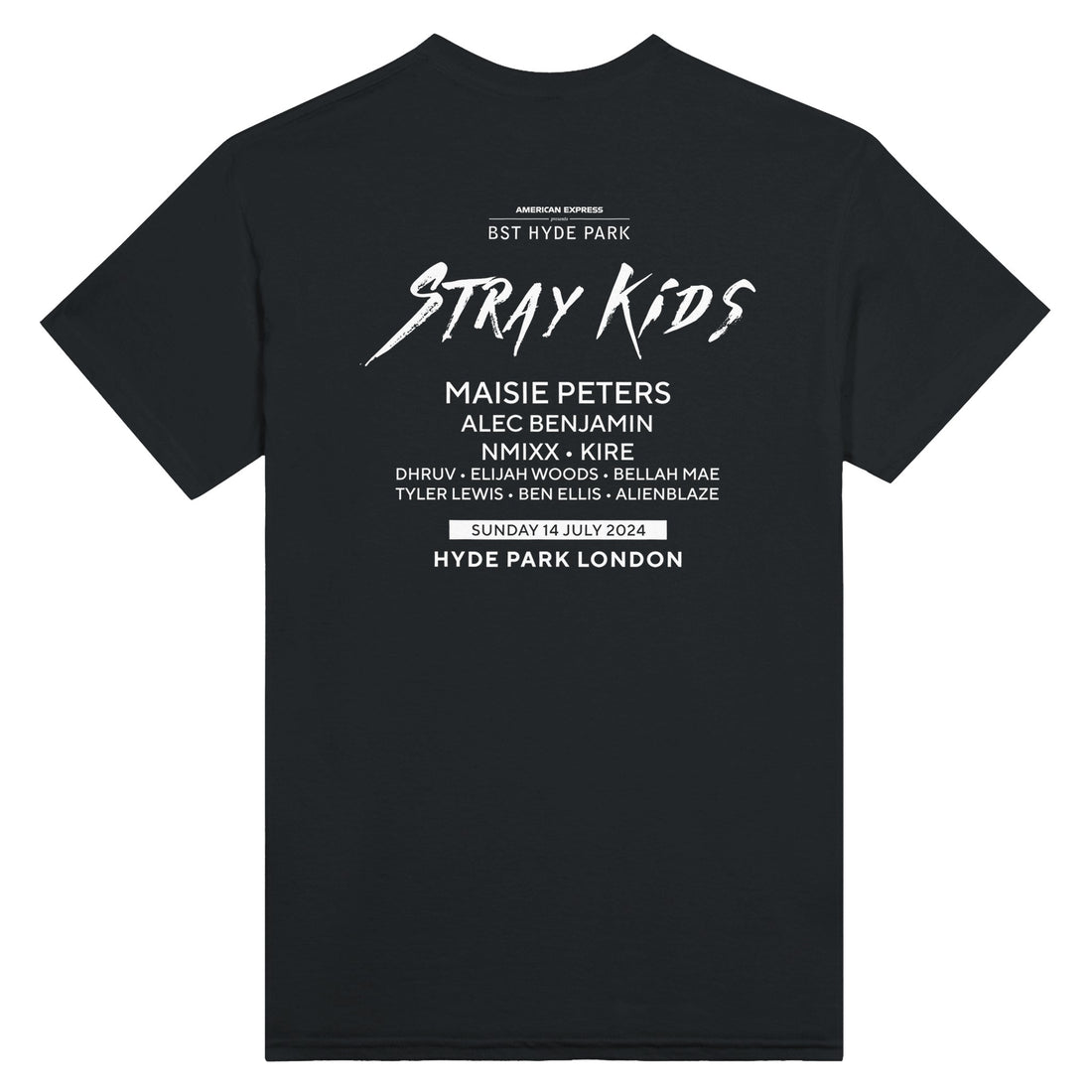 BST Hyde Park Stray Kids Event DTNK2301 T-Shirt 2 - Stray Kids Store BST Hyde Park Stray Kids Event DTNK2301 T-Shirt - Image 2