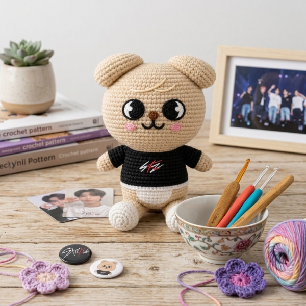 Exclusive] PuppyM Stray Kids Handmade Crochet | Stray Kids Store