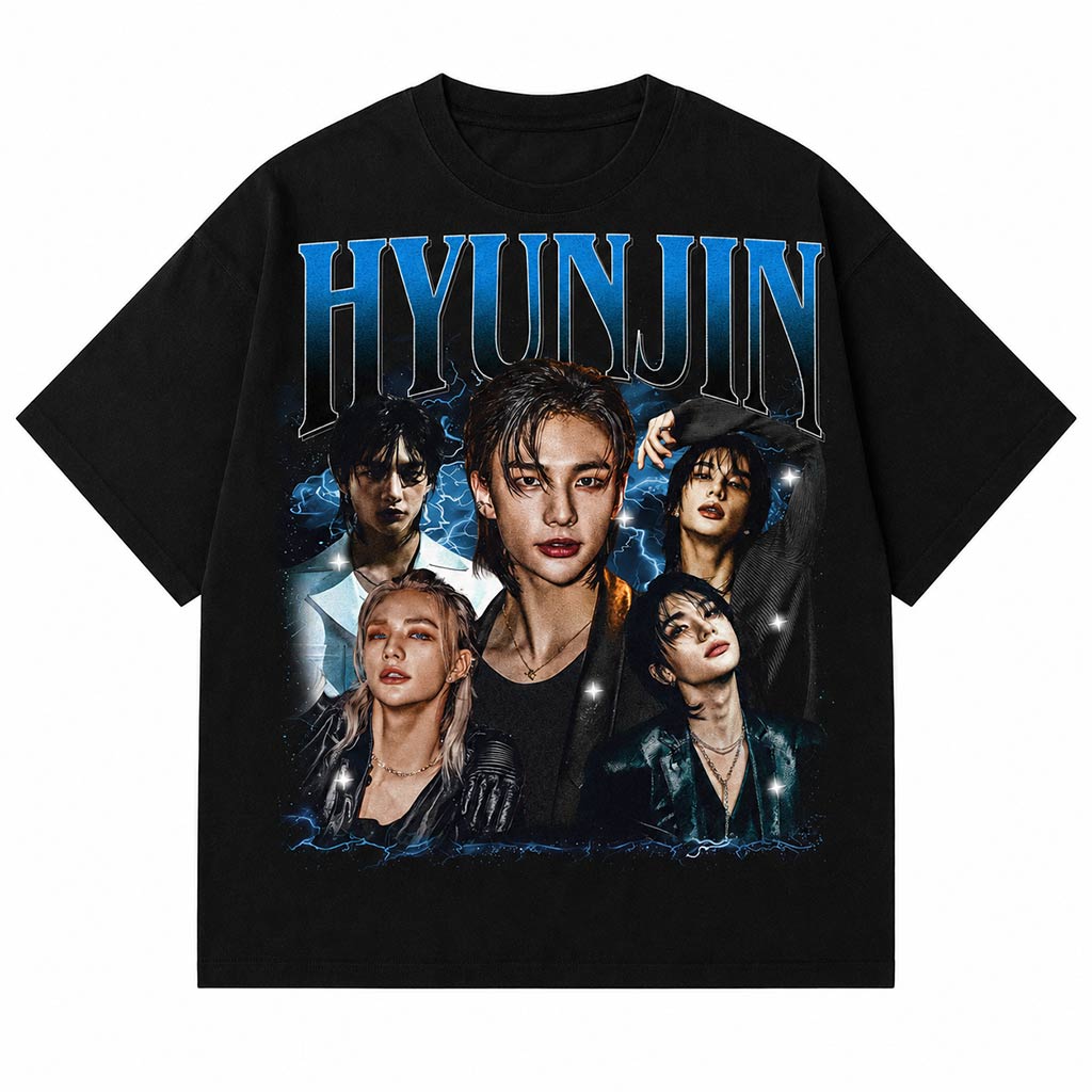 Limited Hyunjin Vintage Stray Kids Shirt - Stray Kids Store