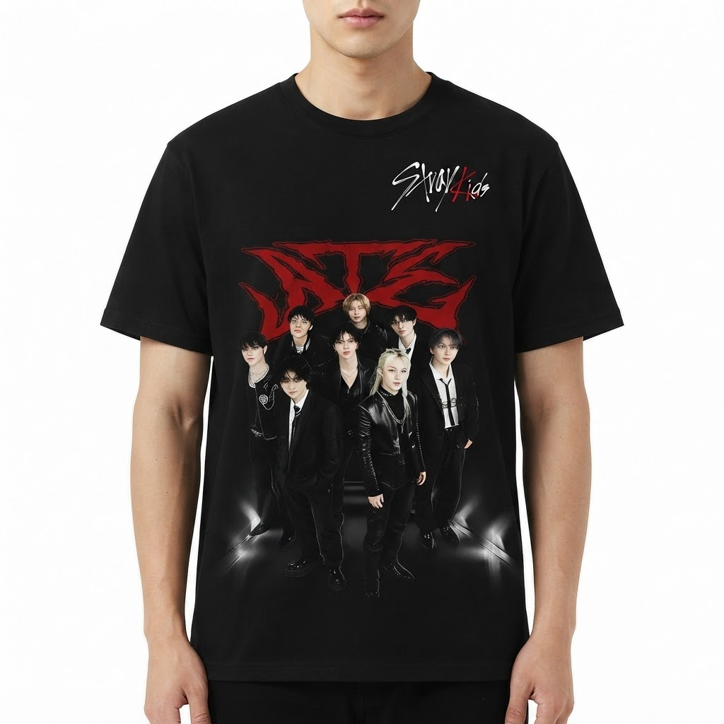 DominATE World Tour North America Dates LA2707 T-shirt 2 - Stray Kids Store DominATE World Tour North America Dates LA2707 T-shirt – Bild 2