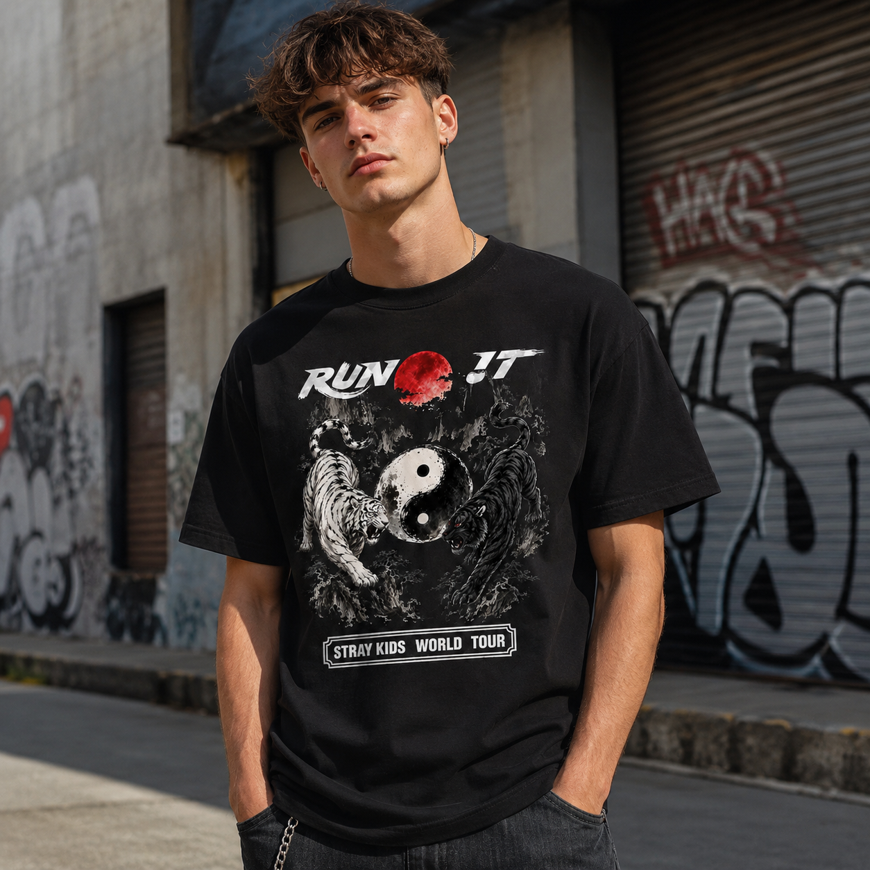 Stray Kids Member Run It 2026 HTCT2008 Stray Kids T-Shirt 4 - Stray Kids Store Stray Kids Member Run It 2026 HTCT2008 Stray Kids T-Shirt - Image 4